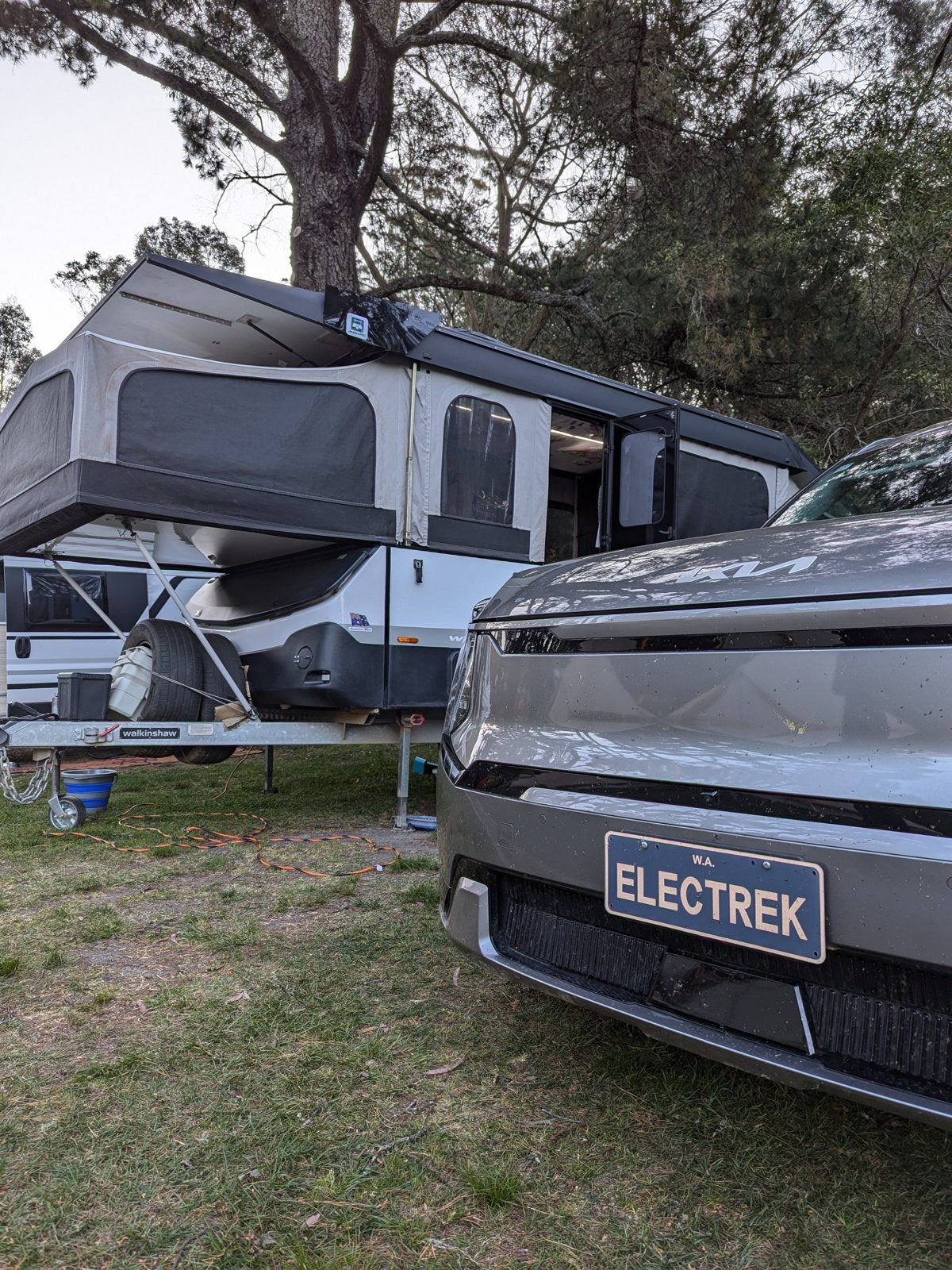 Camper trailer with Jacka-Jay fitted