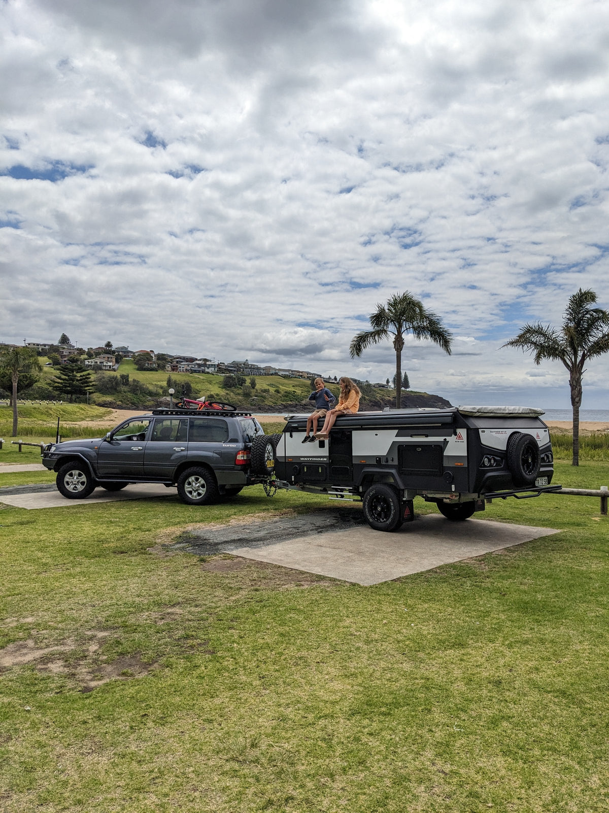 4WD towing a camper trailer