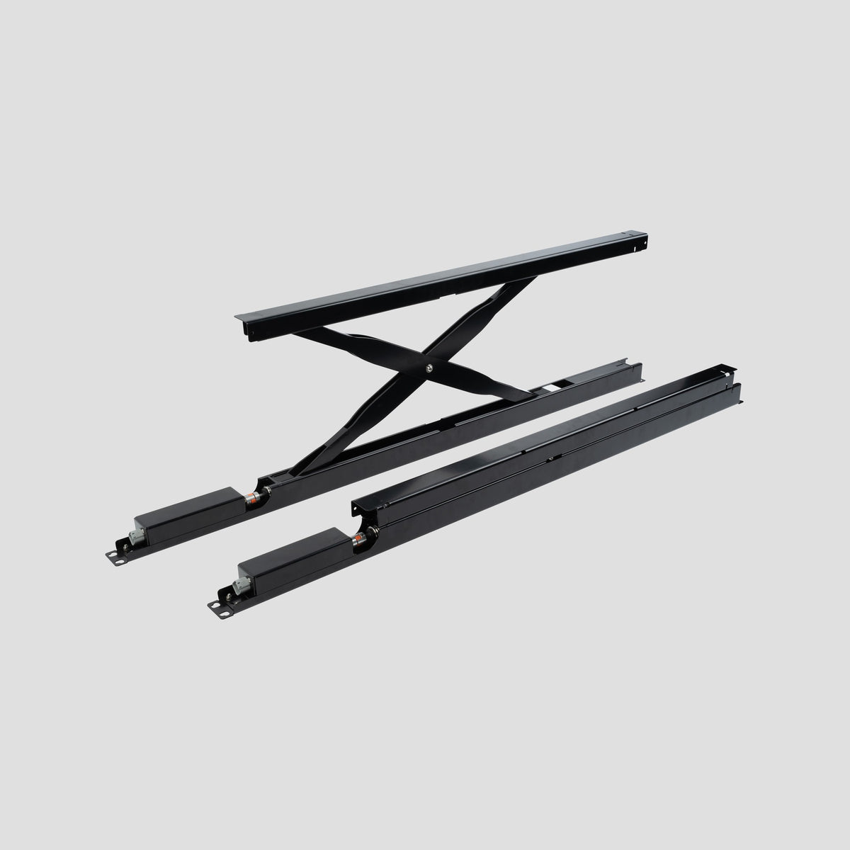 Jacka-PT scissor lift mechanism and mounting rails